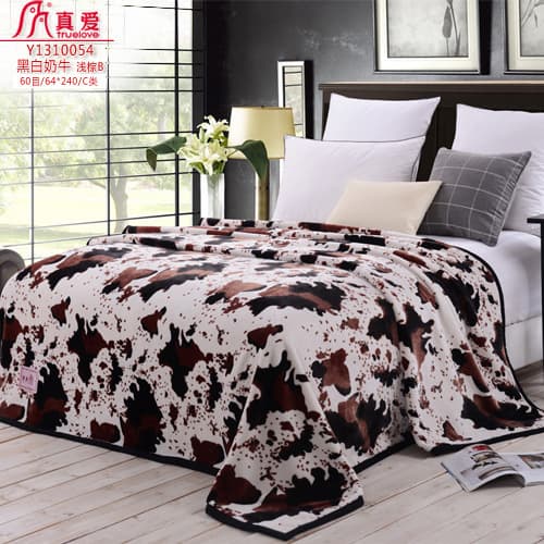 TrueLove Best-Selling Raschel Cloud Flannel Blanket, Stock Available, Customizable, Export Order, Double Layer, Single/Double Size