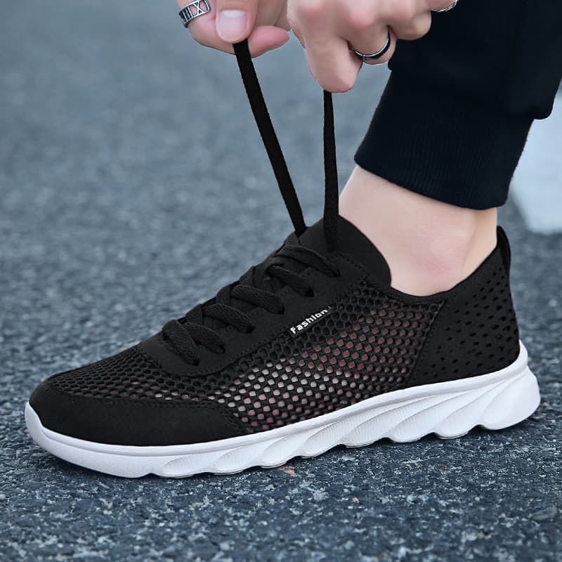 Summer Baotou mesh shoes, sports and leisure sandals, men's breathable holes, summer hollow mesh mesh slippers, men's shoes