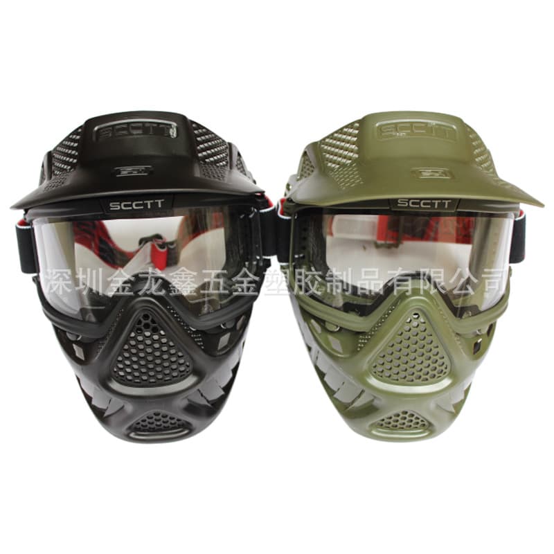 Paintball mask scott double layer anti-fog mask lens archery cs mask eating chicken mask cs mask