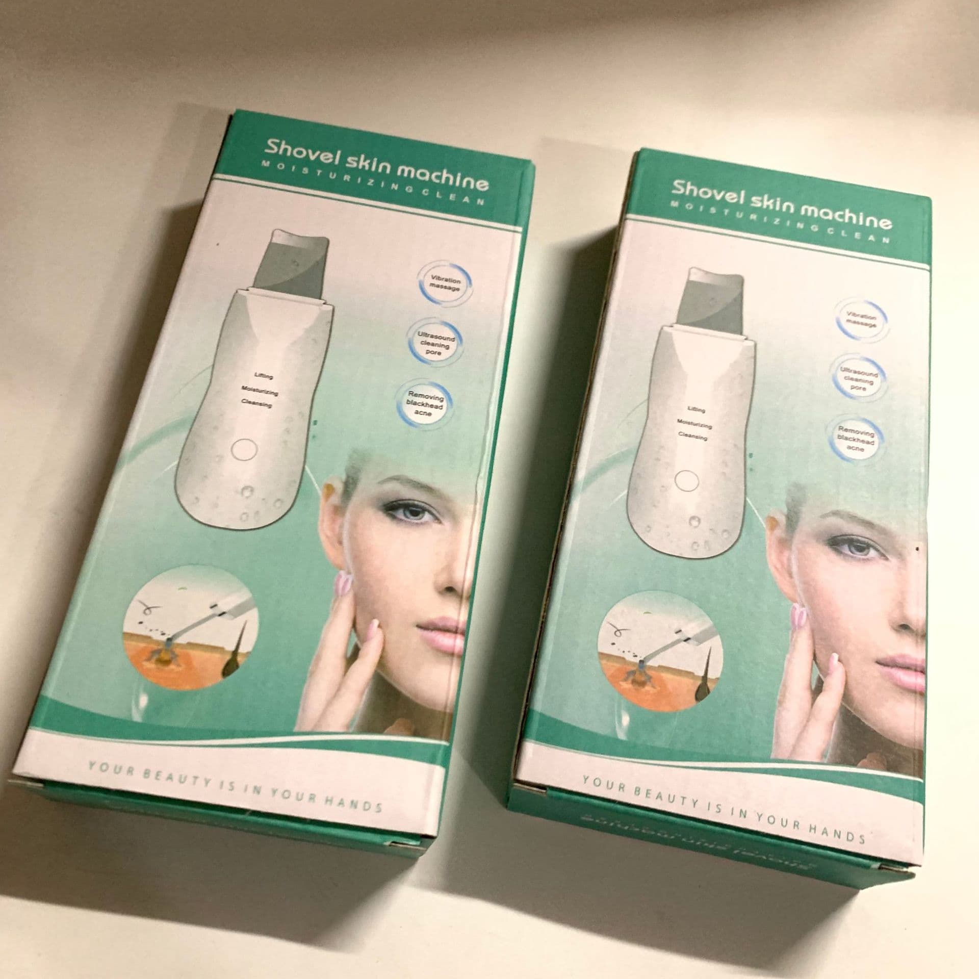 New Pore Cleansing Blackhead Instrument USB Charging Ultrasonic Skin Spatula Facial Cleanser Skin Ionic Electric Beauty
