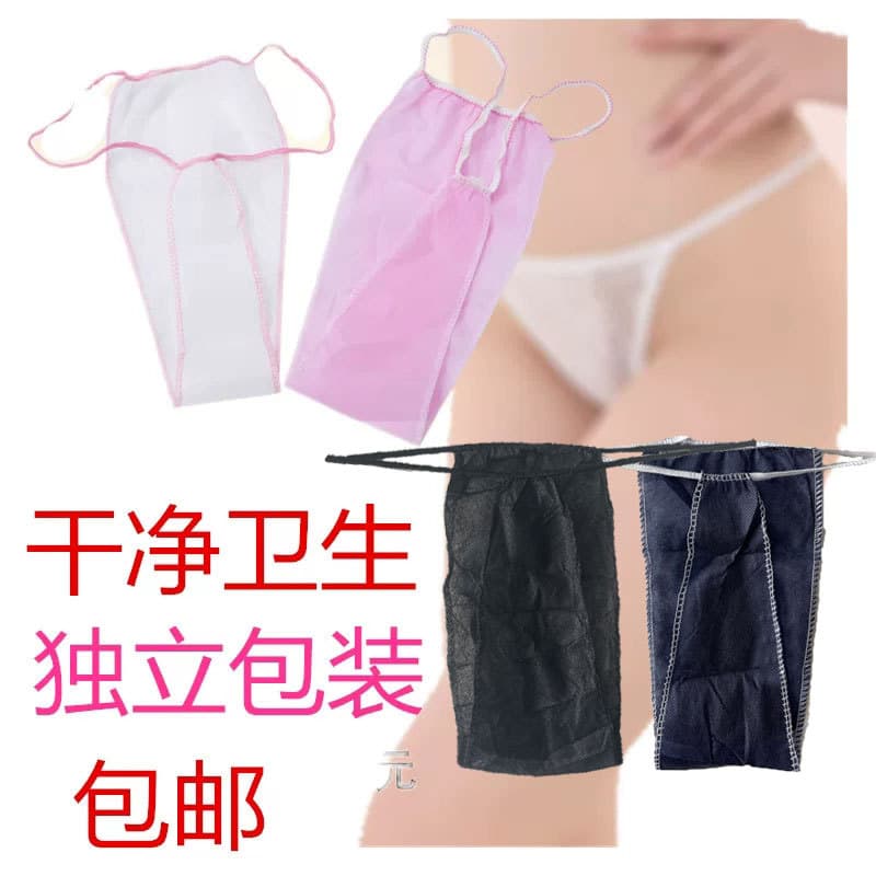 Manufacturer Wholesale: Disposable Non-woven Thongs for Women, Sauna, Beauty Salons, Sexy, Breathable, Wash-free Paper Panties