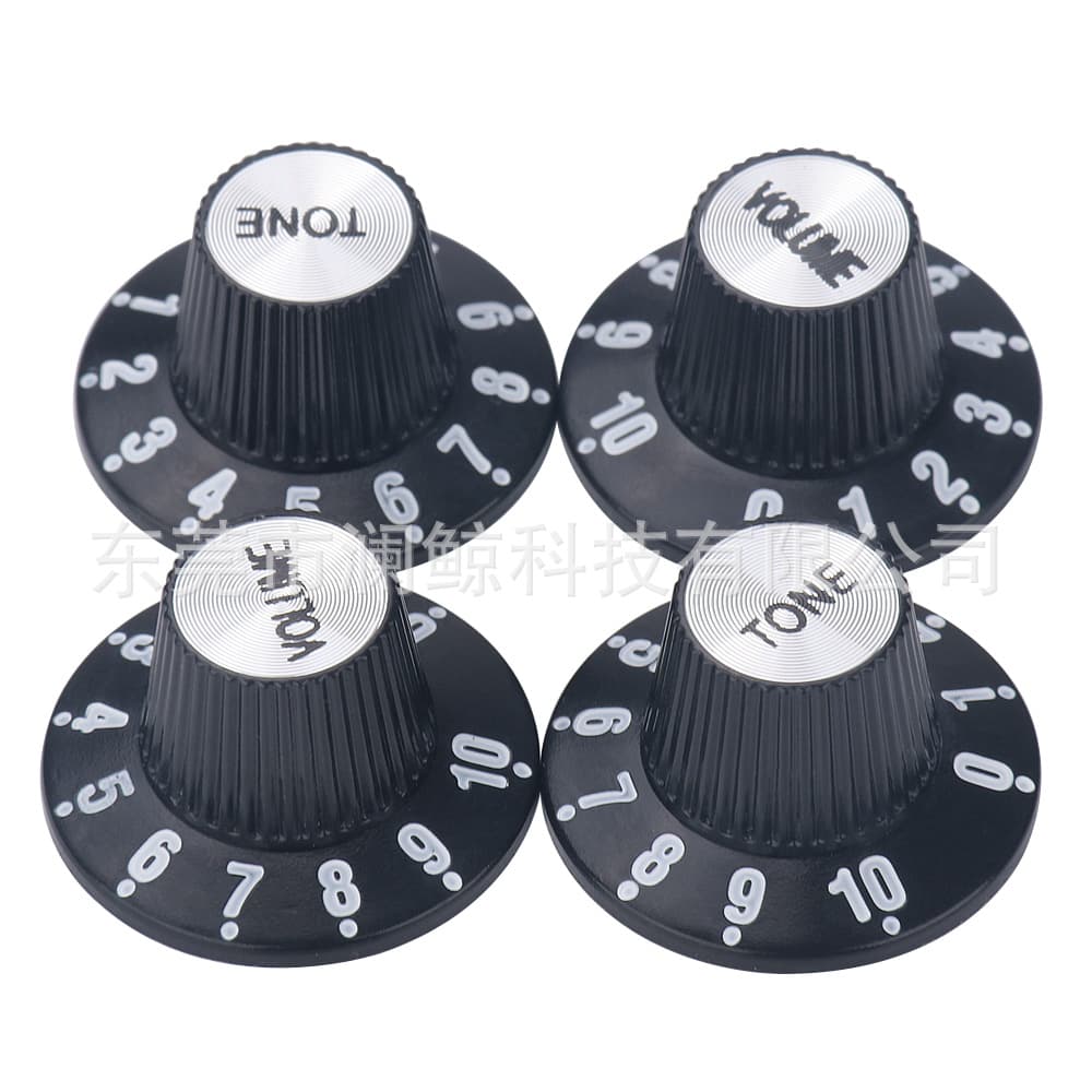Witch hat electric guitar volume knob bass volume VOLUME/tone TONE aluminum high-axis potentiometer cap