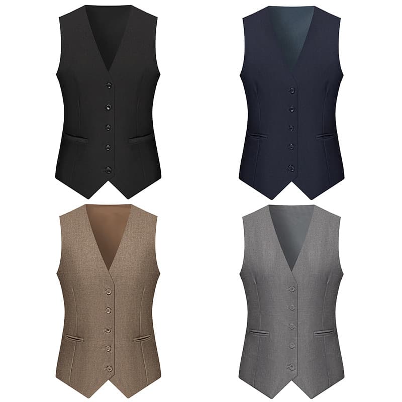 Men's suit vest for workwear, groomsmen attire, professional attire, plus-size formalwear, wedding and casual waistcoat