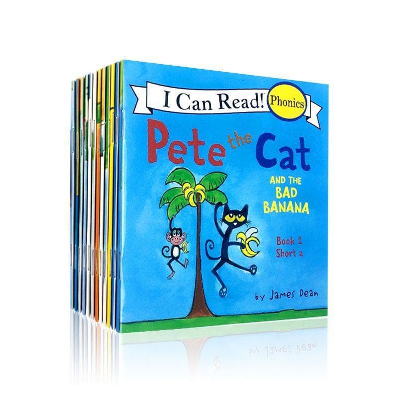 I Can Read Phonics Series Pete The Cat Natural Reading Pocket Books 12-pack Children's Literature Office Culture