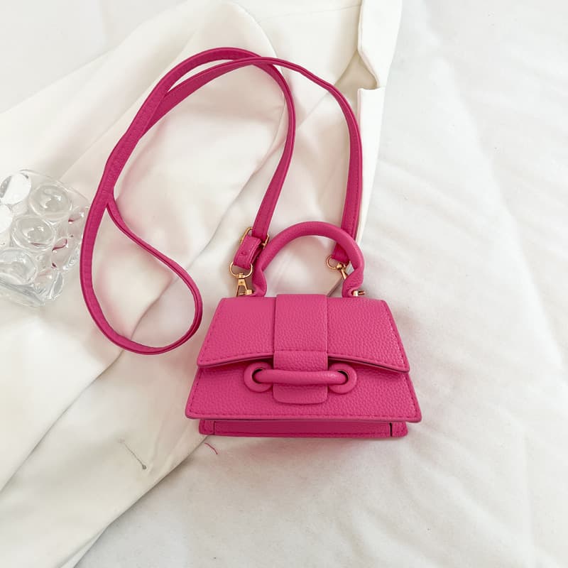 Fashionable Versatile Belt-Decor Mini Bag Niche Handbag 2026 New High-Appeal Shoulder Crossbody Small Square Bag