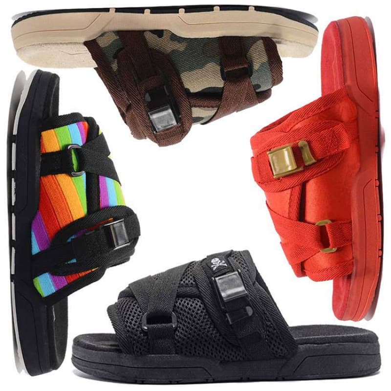 High Quality Edison Chen Slippers Unisex Summer Celebrity Same Style Couples Casual Thick Sole Sandals Beach Shoes