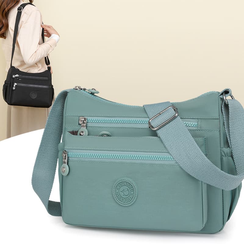 Trendy Versatile Nylon Crossbody Bag Lightweight Water Resistant Casual Shopping Commuting Bag for Women New Style Single Should