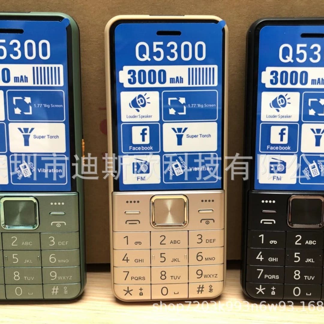 New Q5300 Phone with WhatsApp Low-End Phone 105 106 8110 150 3310 Foreign Language Phone