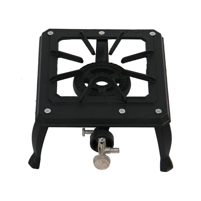 Factory Direct Outdoor BBQ Hiking Portable Stove Cast Iron Clay Pot Stove LPG Gas Multi-Burner Stove Wholesale