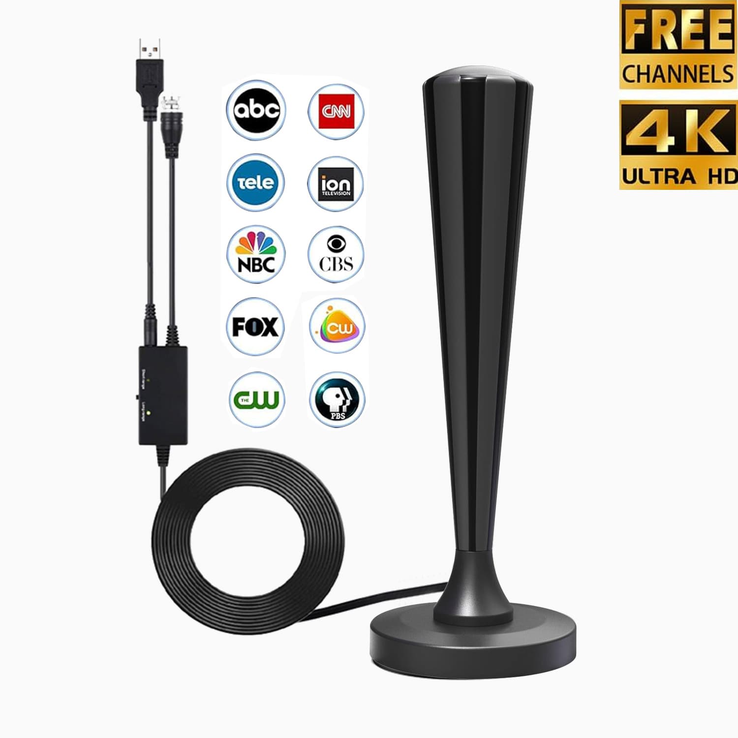 TV Antenna 4K HD Antenna HDTV ATSC DVB-T ISDB Antenna Terrestrial Digital Antenna Private Mold