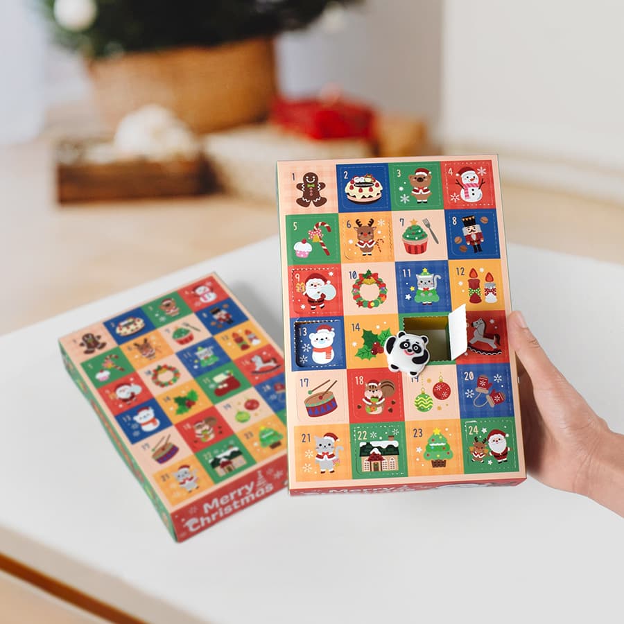 Christmas Blind Box 24-Grid Fun Halloween Surprise Calendar Gift Box (5pcs/pack)