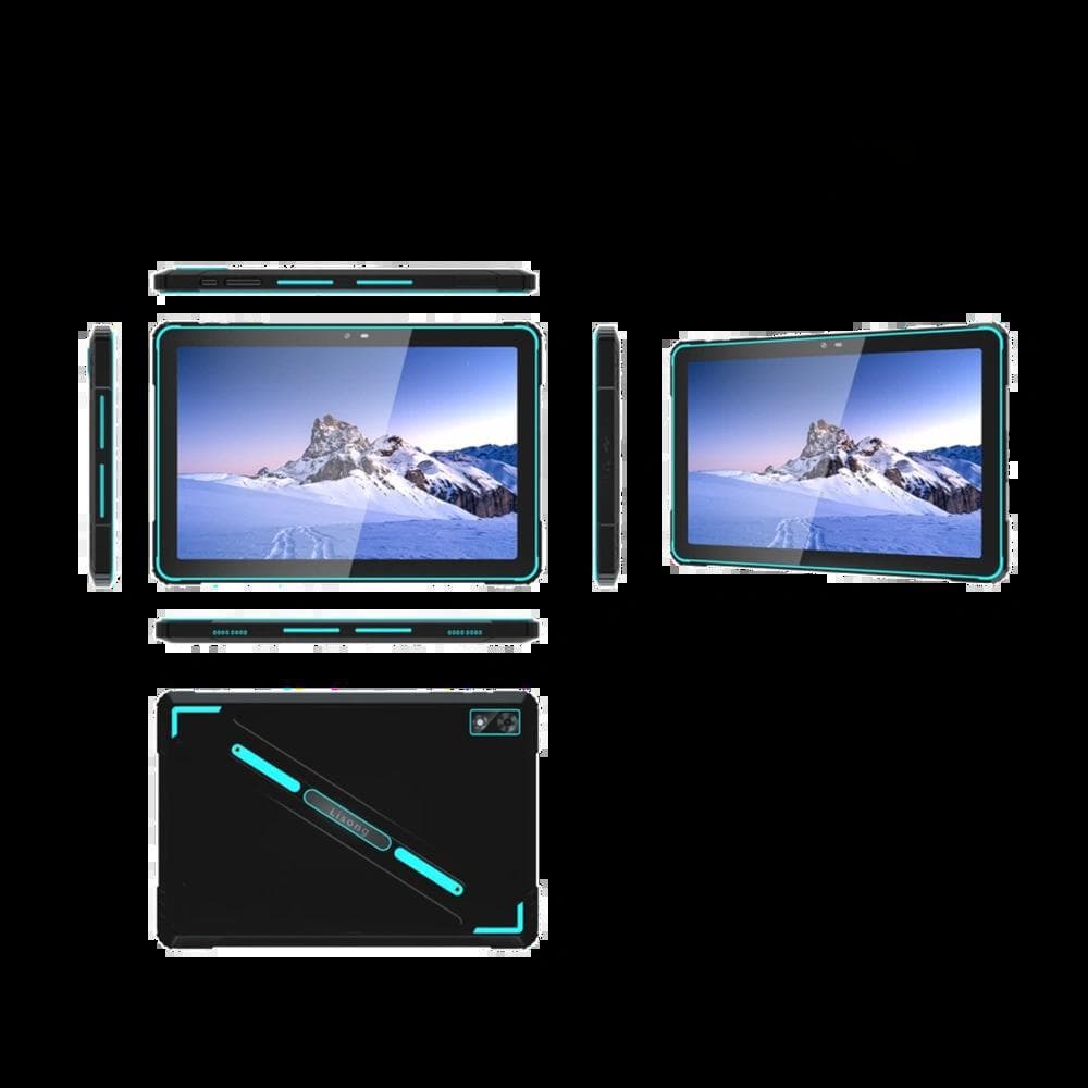 Rugged flatbed tablet for vehicles and special vehicles with inertial navigation.