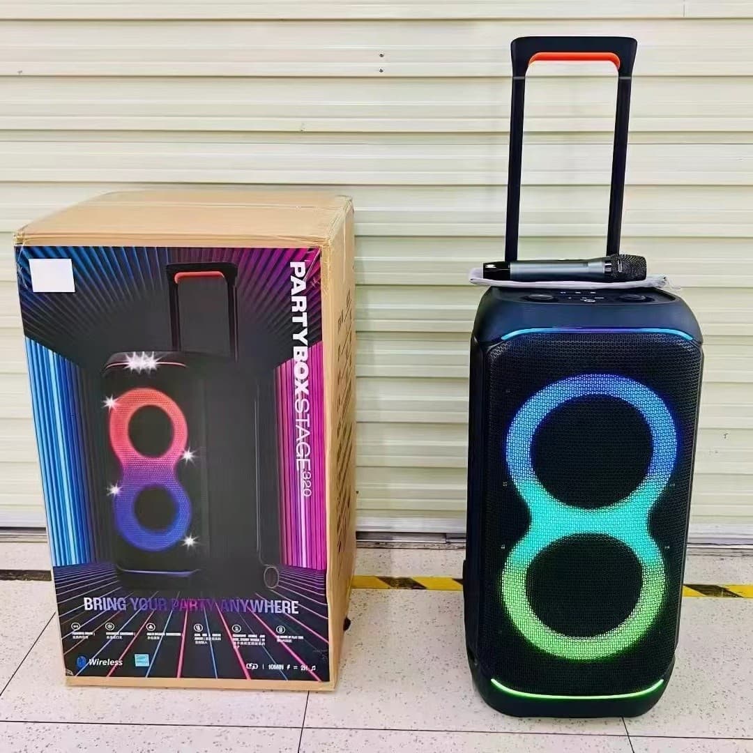 Cross-border Trade JB PARTYBOX320 Bluetooth Speaker Mobile Portable Hot-Selling Large Speaker Light Show Heavy Bass