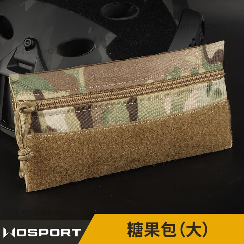 WOSPORT Factory Direct Candy Bag (Large) Hook and Loop Surface Easy-to-use Large Storage Bag Camouflage