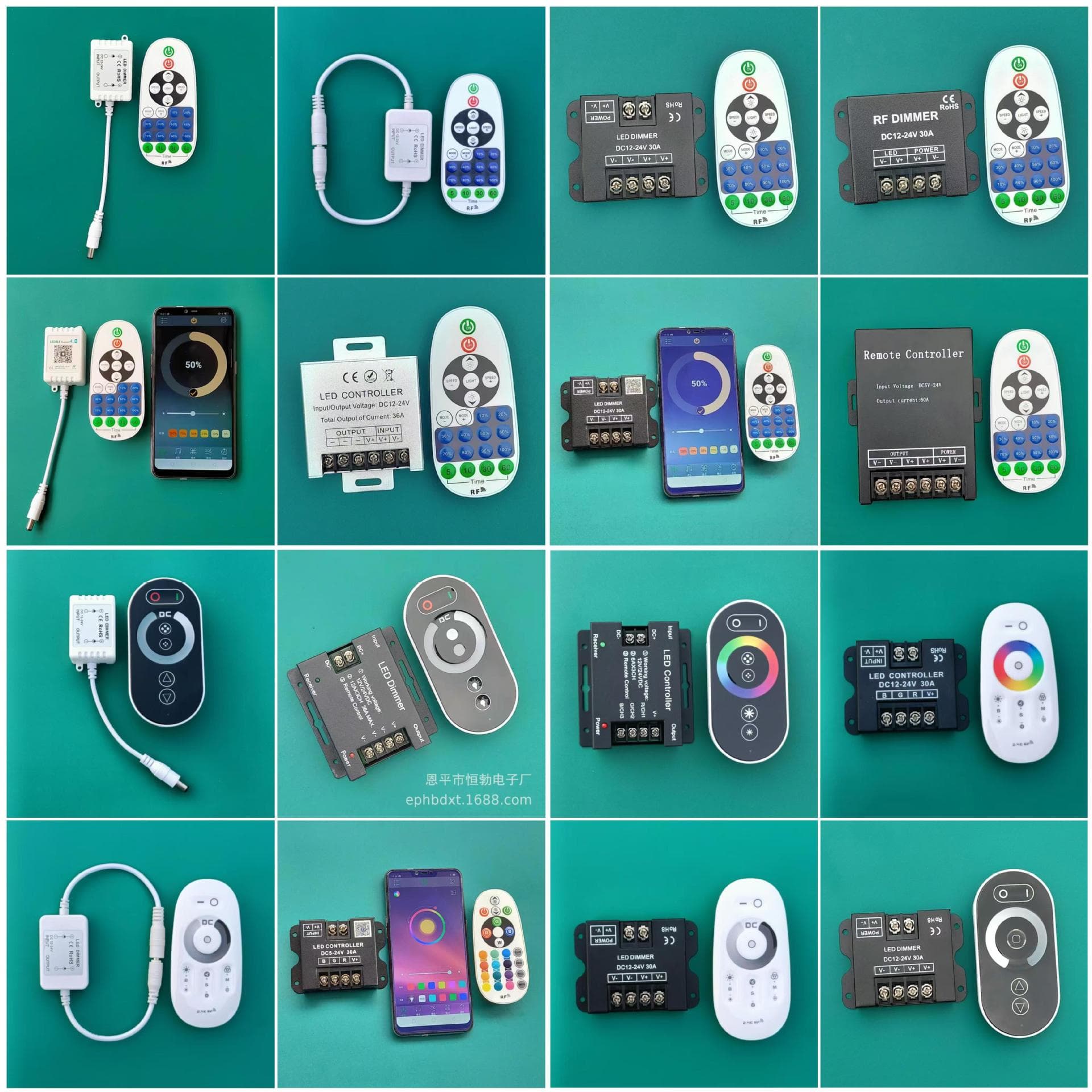 36A High Power LED Monochrome Single Channel Neon Sign Box Light Strip Advertising Luminous Letter Dimmer Controller 30