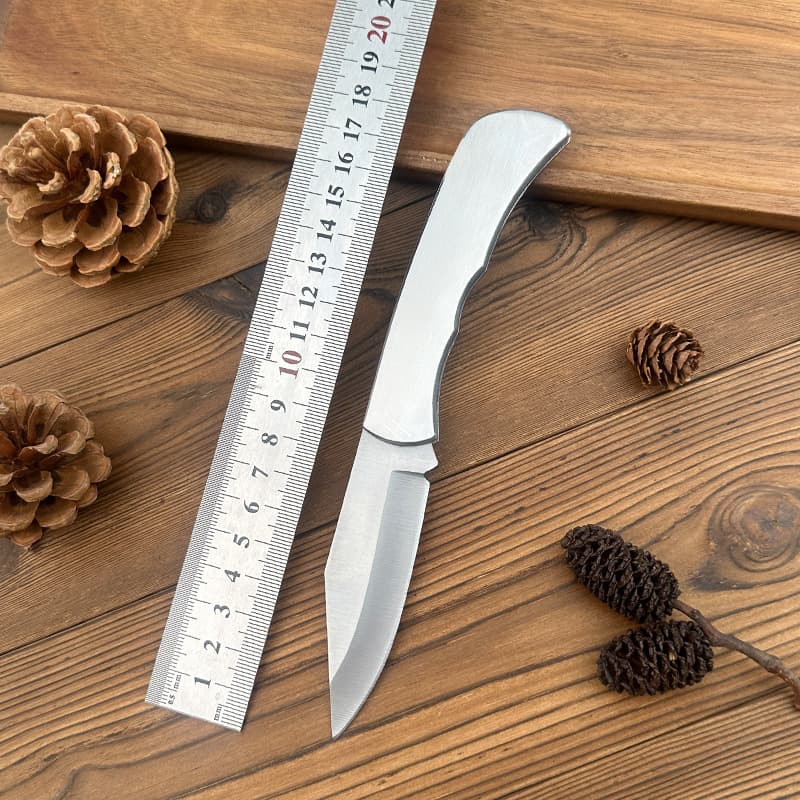Cross-Border Portable Folding Knife, Small Utility Knife, Mini Self-Defense Knife, Stainless Steel Kitchen Folding Fruit Knife