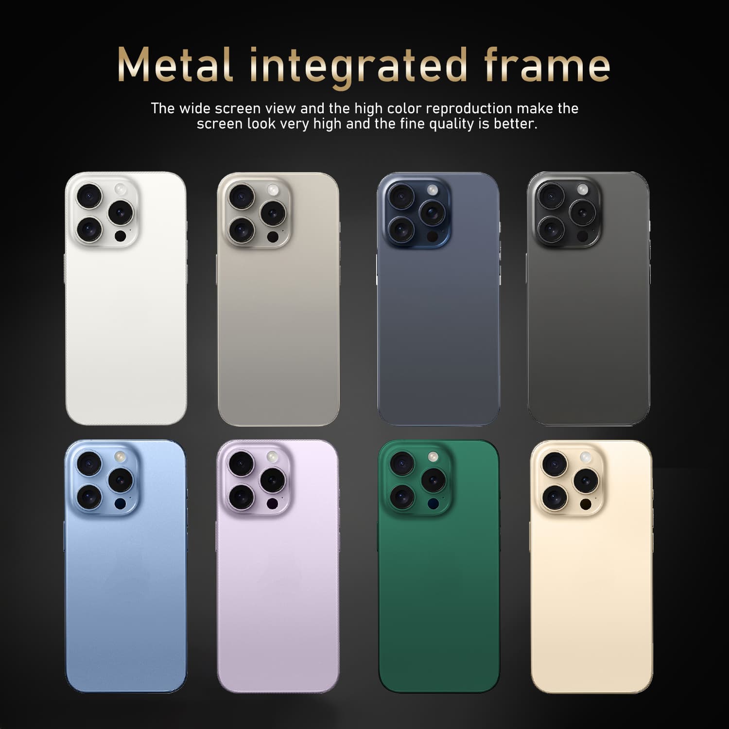 New Hot Selling Phone I15 Pro Max Cross-Border Drop Shipping True 4+64 Global Version 6.85-inch Gaming Phone
