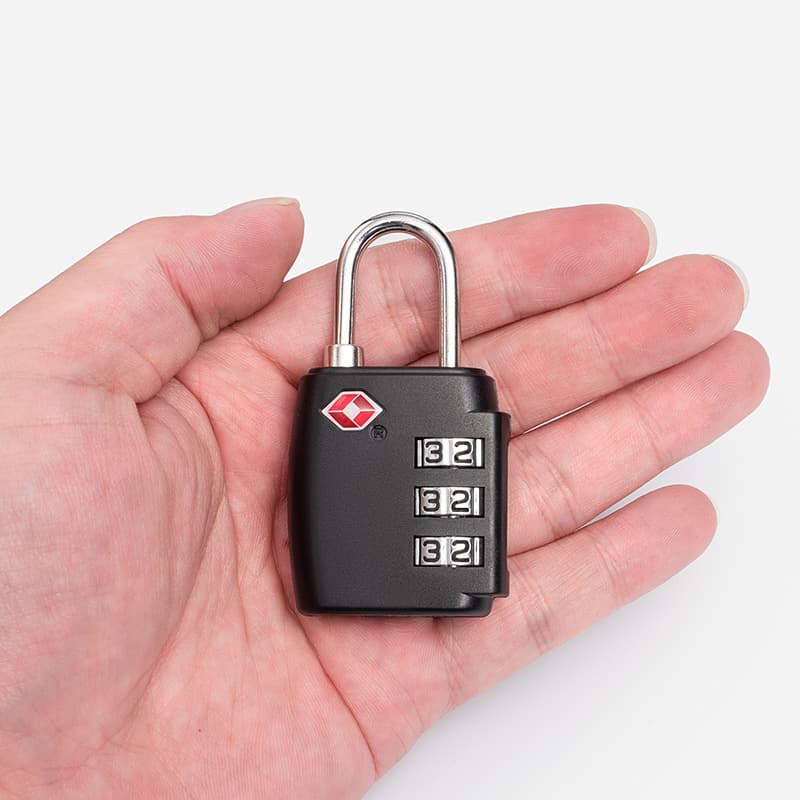 Lock Factory Professional Production TSA Customs Lock Luggage Accessories Combination Lock Plastic Customs Padlock Cross-border Stock E18