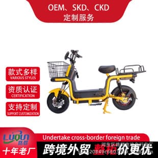 Cross-border Wholesale Heavy-Duty Electric Bike Cargo Scooter Factory Food Delivery Electric Motorcycle Long Range Electric Moped