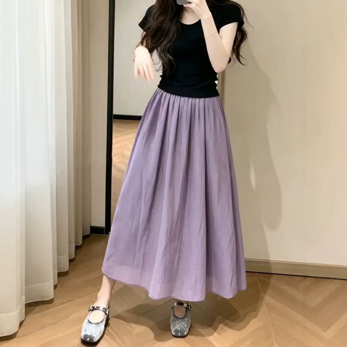 Unique Beautiful Stunning Outfit Purple Set Dress Women Summer 2026 New Trend Elegant Long Dress