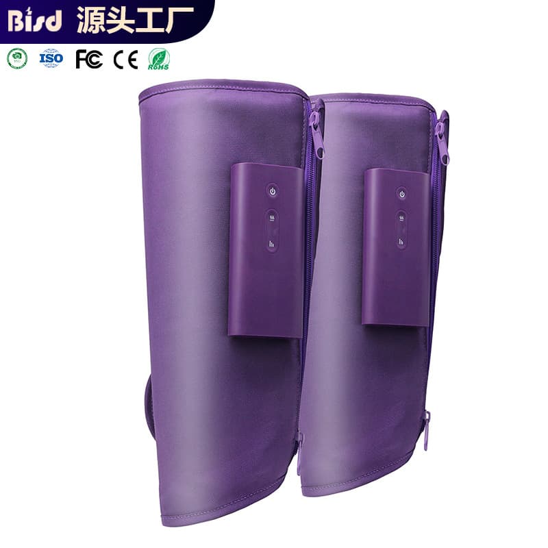 Cross-border rechargeable air pressure air wave airbag heating vibration smart leg massager airbag machine