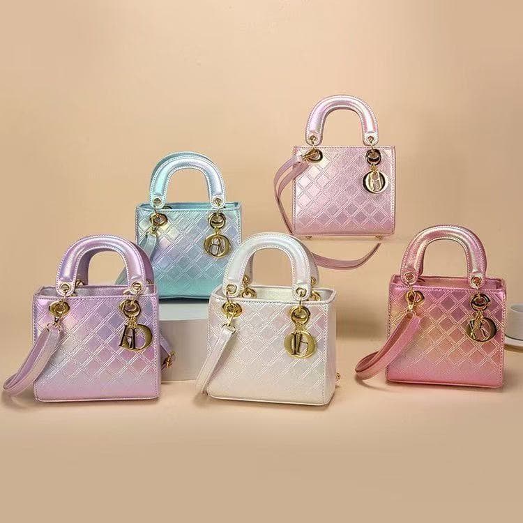Cross-Border Hot Selling Bags Women 2026 New Light Luxury Versatile Shoulder Crossbody Bag Diamond Glitter Colorful Handheld Dior-Style Bag