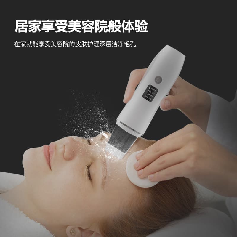 EMS Skin Scraper Facial Blackhead Oil Pore Cleaning Instrument Ultrasonic Skin Scraper Pore Cleaner