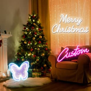 Export Special Birthday Letter Light Party Decoration LED Neon Light Sign Christmas Holiday Decoration Marry Me Light