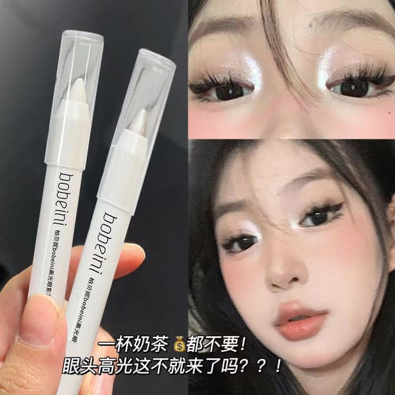 Barbie~608 Highlighter Pen, Brightening Under-Eye Pen, Eyeshadow Pen 604, Eyeliner Gel Pen, Long-Lasting Sparkle Eye Makeup