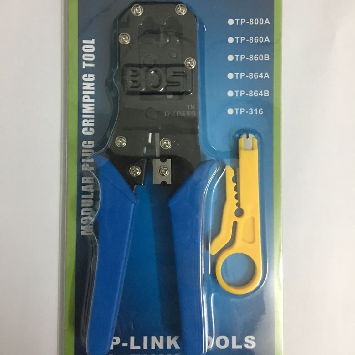 TP-LINK Dual-Use Network Pliers 318 RJ45 Network Crimping Pliers 2-in-1 Network Terminal Crimping Pliers