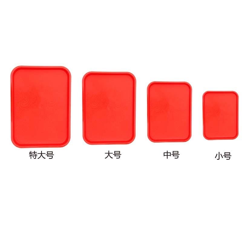 Manufacturer European Style Rectangular Plastic Plate Large Fruit Tray Hotel Restaurant Tableware Tea Tray Cake Bread Plate