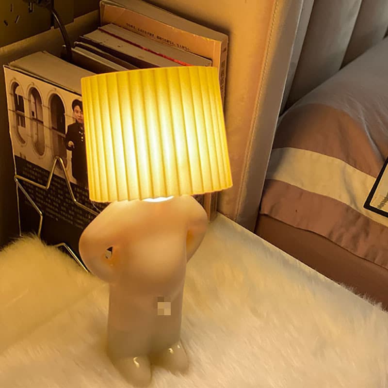 New bulb-style wholesale nostalgic desk lamp, creative MR. P shy boy night light, mischievous night light fun edition