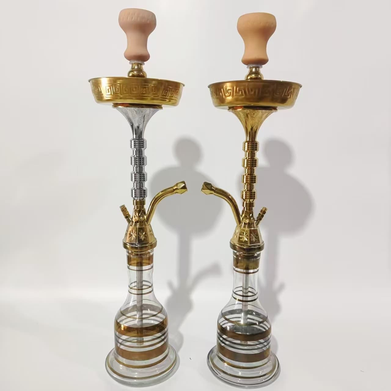 Hot selling cross-border e-commerce Arabic hookah finished set Egyptian zinc alloy hookah full set shisha