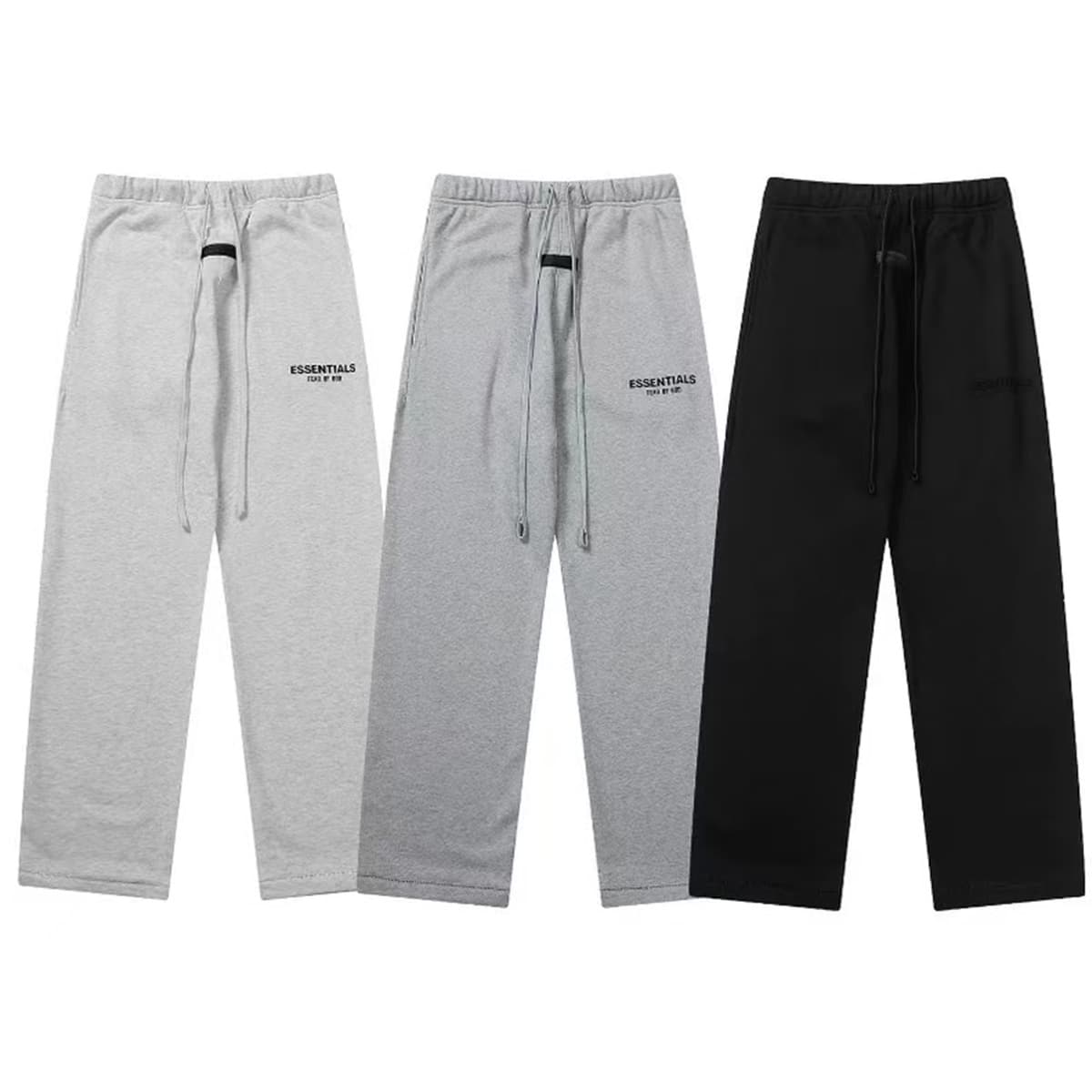 New ESSENTIALS High-End Streetwear Straight-Leg Loose Casual Pants Wide-Leg Sweatpants