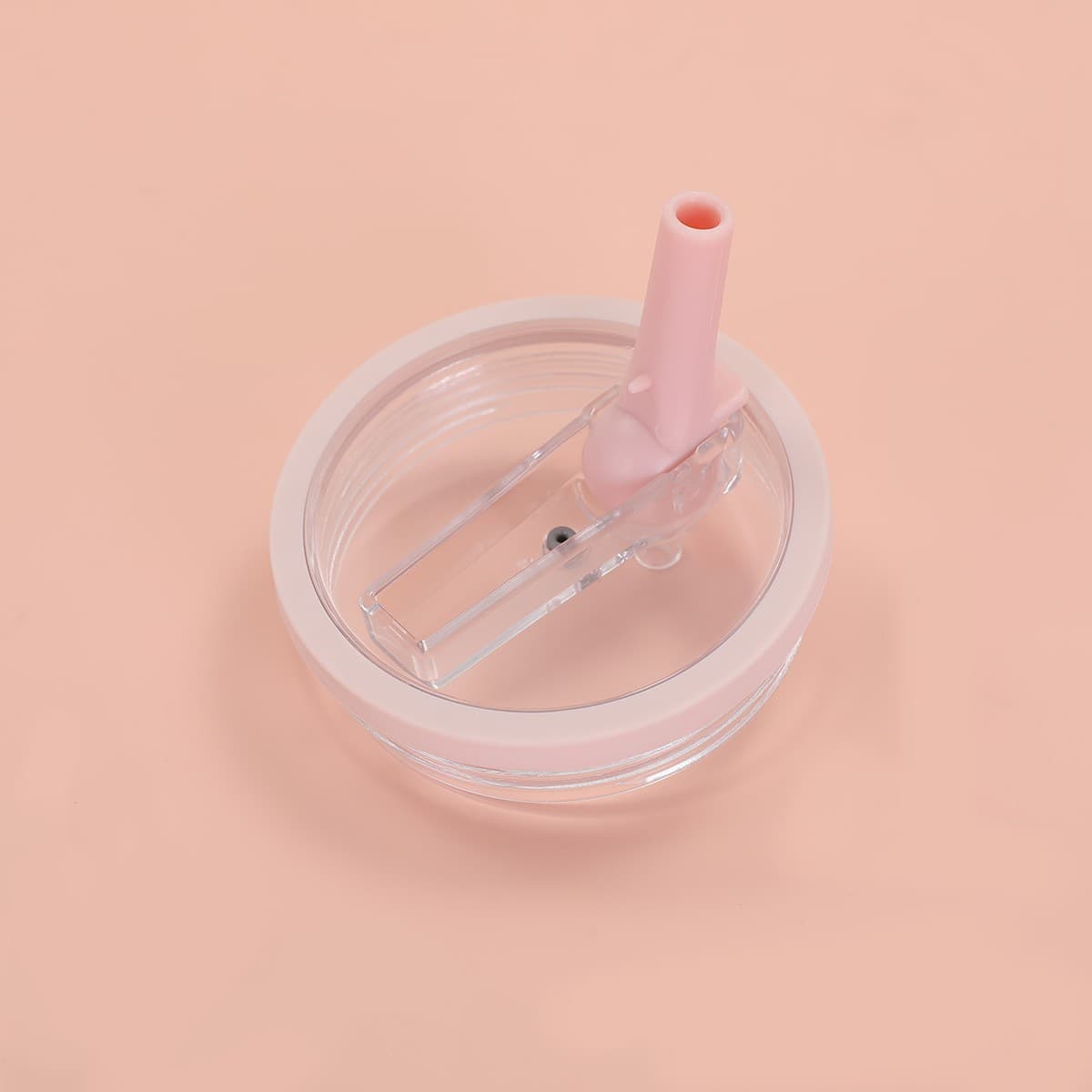 Cross-Border In Stock 40oz Tumbler Color Lid Thickened Silicone Straw Lid Plastic Tumbler Lid