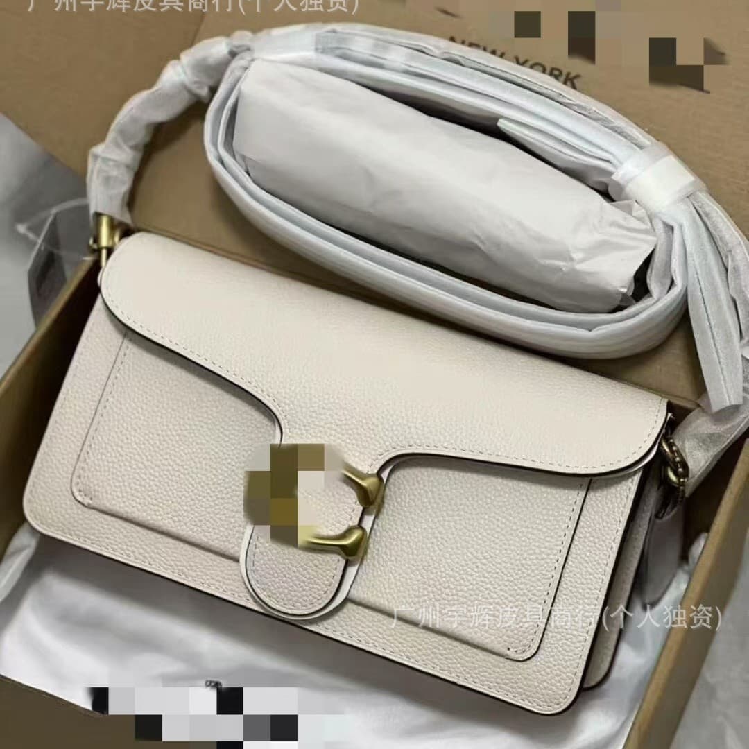 Kou C's high-quality tabby26 classic Presbyopia Bacchus genuine leather retro baguette bag underarm bag single shoulder crossbody bag