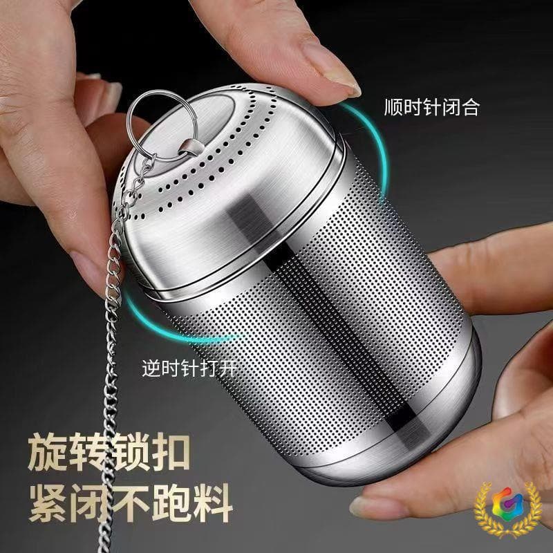 ⇗316 Stainless Steel Tea Infuser + Tea Filter with Built-in Tea Filter, Tea Boiling Inner Chamber, Tea Steeping Chamber