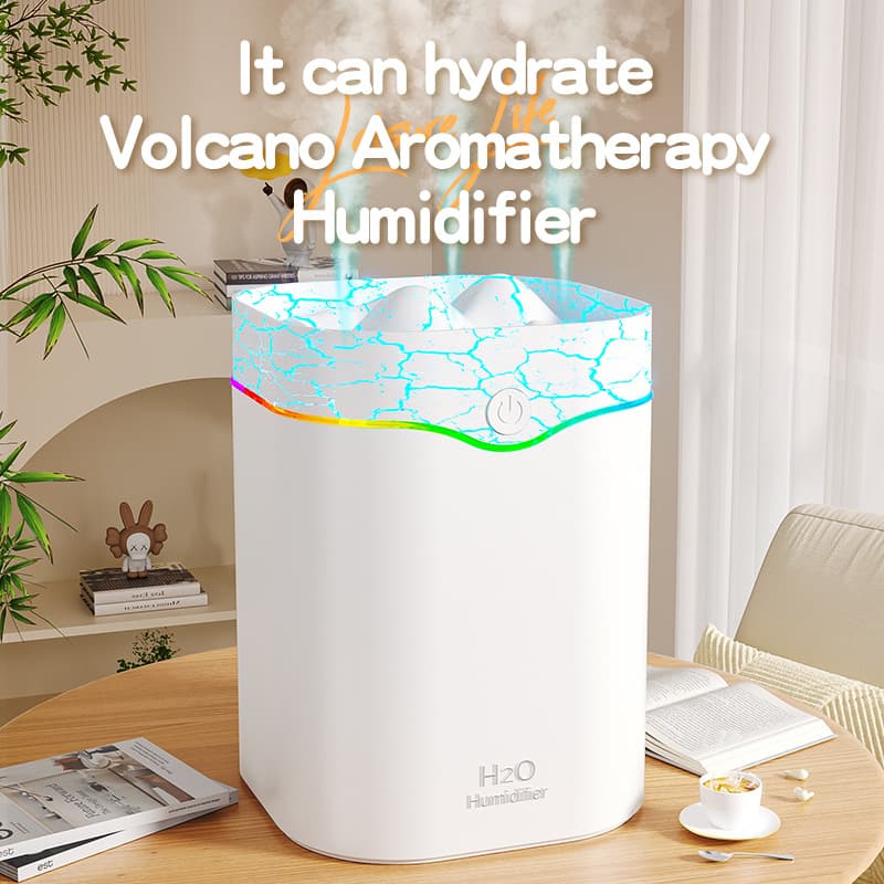 Cross-Border New USB Air Humidifier Three-Spray Home Bedroom Large-Capacity Silent Desktop Large-Spray Humidifier