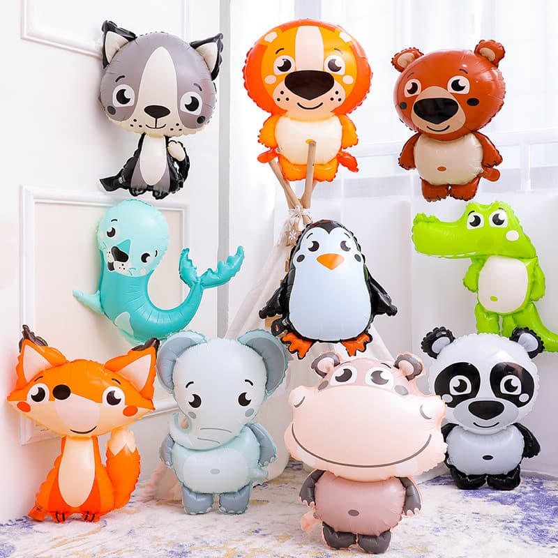 Animal Balloon Forest Theme Party Decoration for Kids Baby Full Moon One-Year-Old Room Party Festival