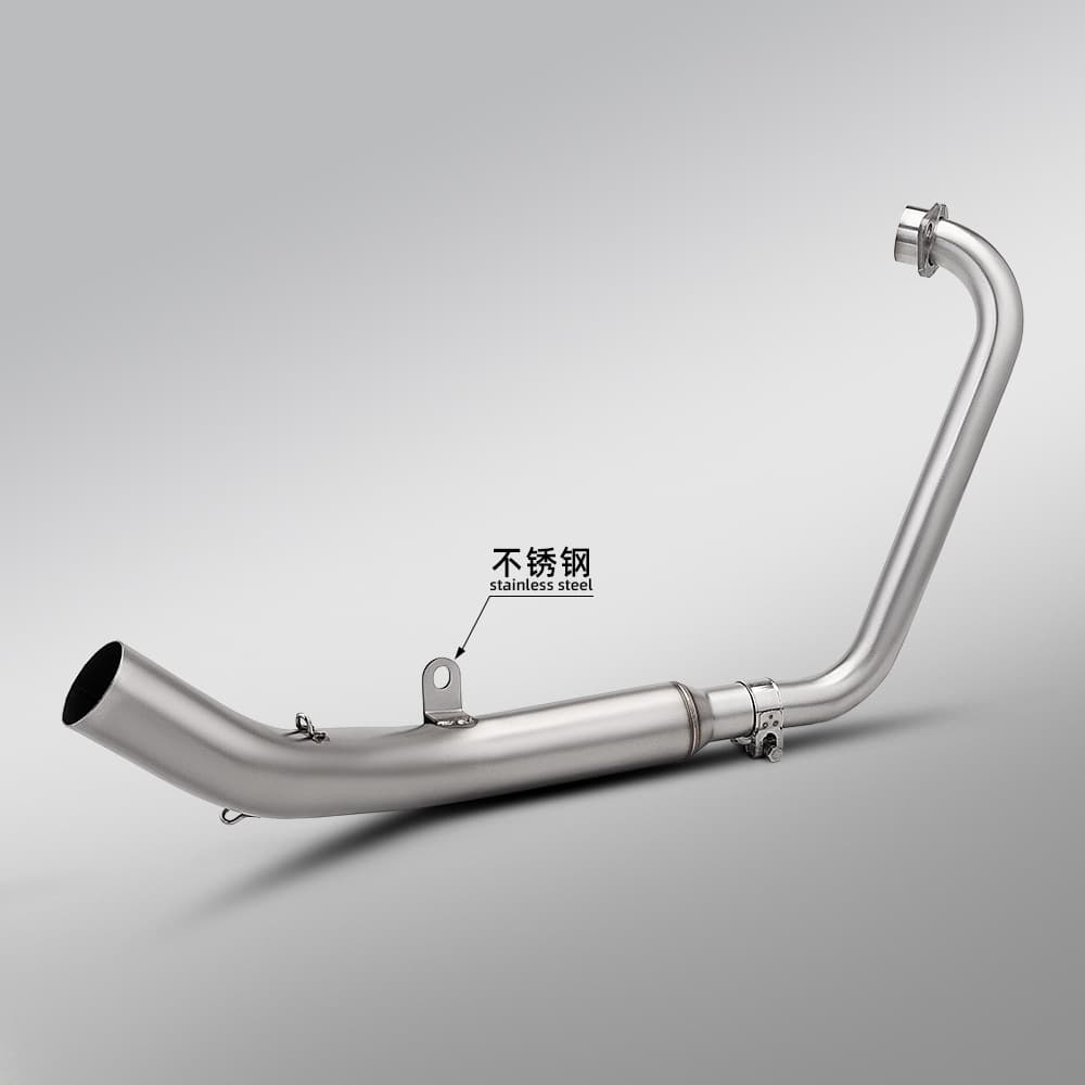 Motorcycle modification suitable for Shengshi Qidian ZT125 U1 G1 Z1 Z2 front exhaust pipe and rear section