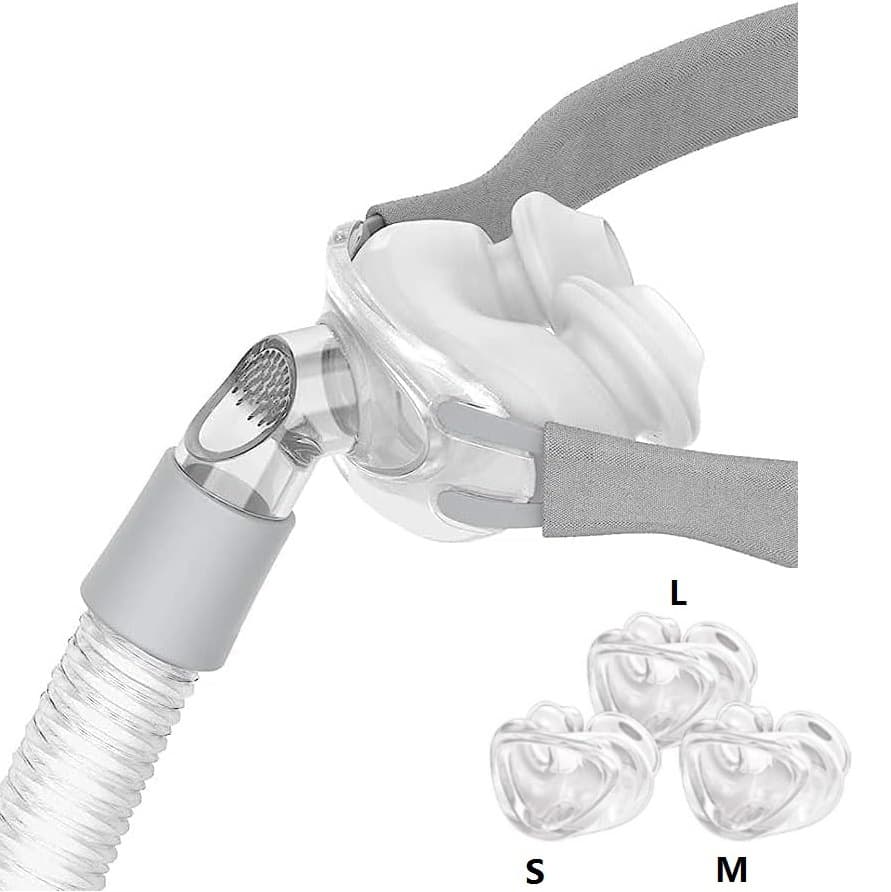 Cross-border hot selling Amazon ventilator nasal pillow mask domestic universal silicone mask ResMed Yuyue universal face