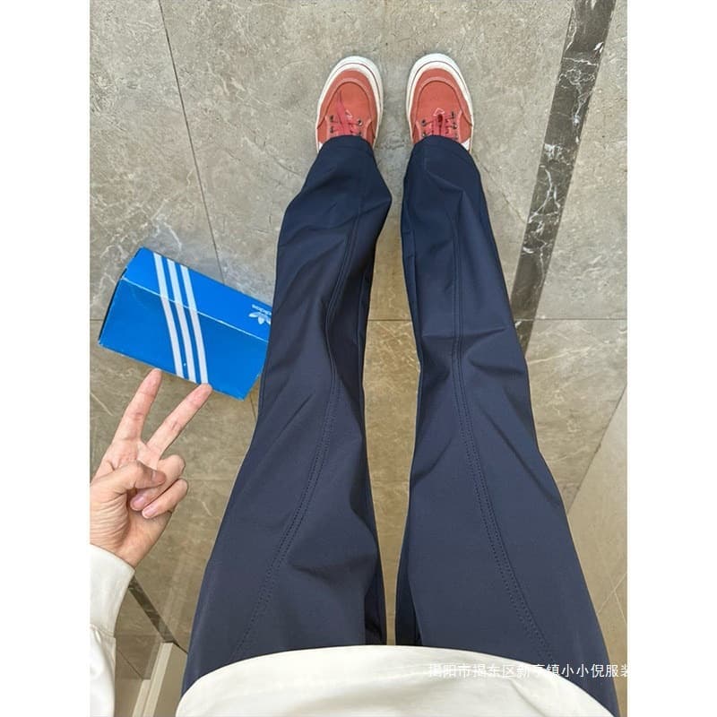 Navy quick-drying casual pants for men 2026 new American cleangit loose straight sports pants for men