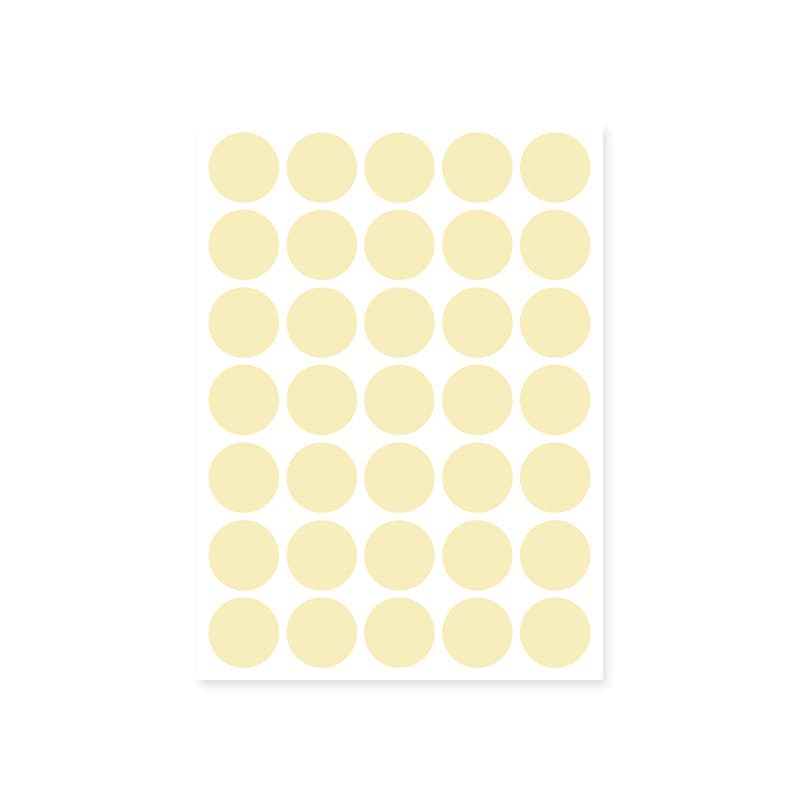 In Stock A5 Colorful Round Dot Stickers Self-Adhesive Classification Marking Stickers Round Blank Stickers Round Dot Labels Color Stickers