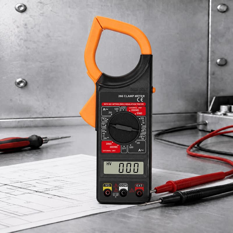 Clamp Meter 266 Clamp Meter Ammeter Digital Hold Weihua Electronics