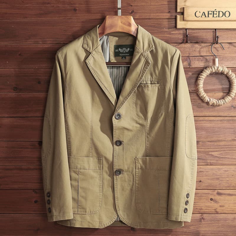 Amazon Spring Autumn Jacket for Men, Casual Blazer, Loose Fit Jacket, Spring Top