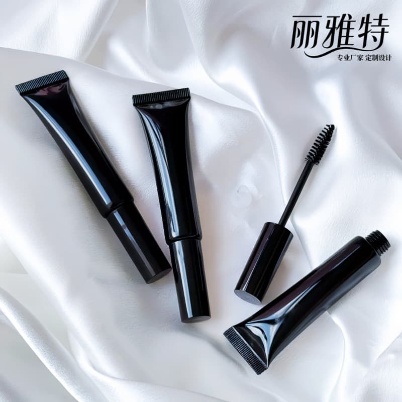 15ml Black Soft Tube Mascara Tube Stock Mascara Growth Serum Container Eyeliner Cream Tube Mascara Tube