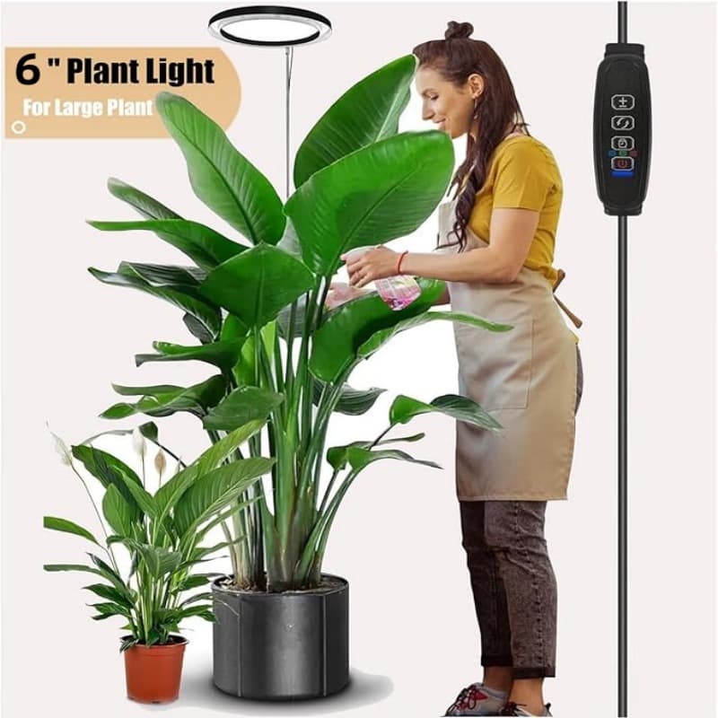 Indoor Height-Adjustable Large Bonsai Plant Light Angel Ring Plant Grow Light for Flowers and Landscaping Supplement Light