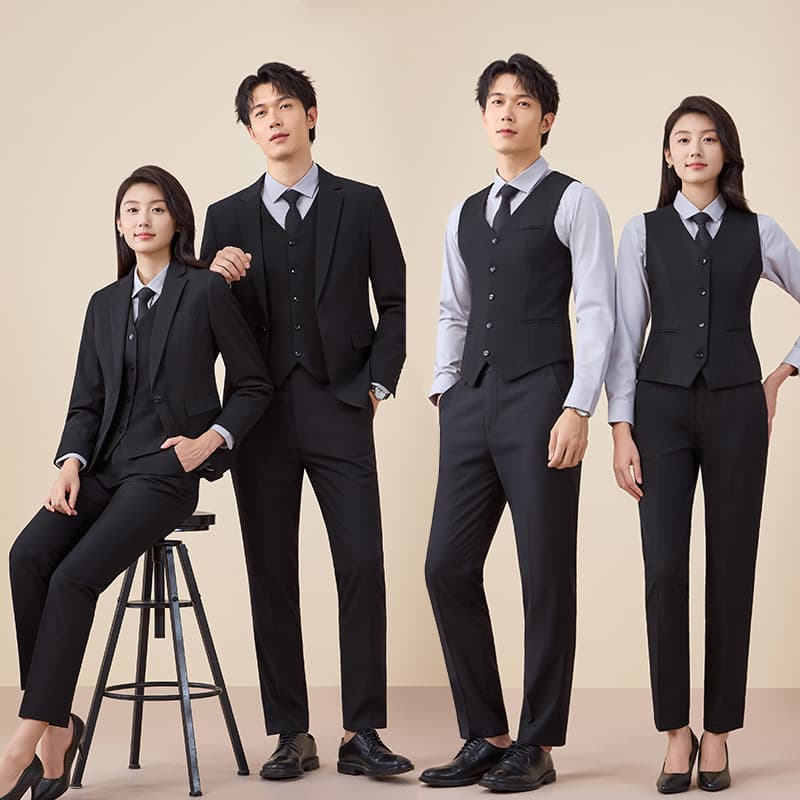 Premium Business Suit Set for Men and Women, Unisex Professional Wear for Civil Service Interviews, Suit Set