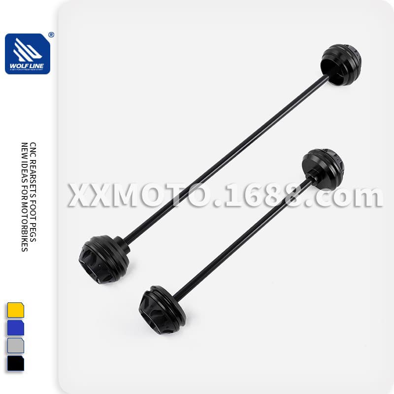 Front and Rear Axle Slider Crash Protectors for YAMAHA TMAX-500/T-MAX530 08-11 Modified