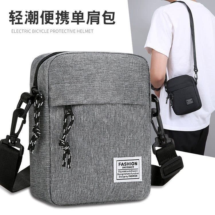 Portable Lightweight Single-Shoulder Bag Crossbody Bag Small Bag Streetwear Mini Crossbody Casual Small Backpack Men's Portable Bag for Going Out